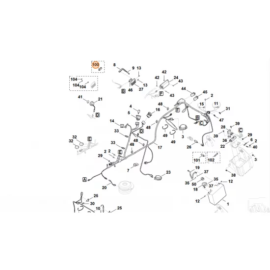 STIHL  Wyłącznik 6170 430 0560